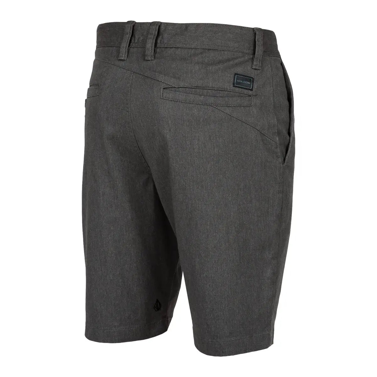 Volcom Frckn Mdn Strch Sht chinosshorts koksgrå melerad, produkten från en annan vinkel 1
