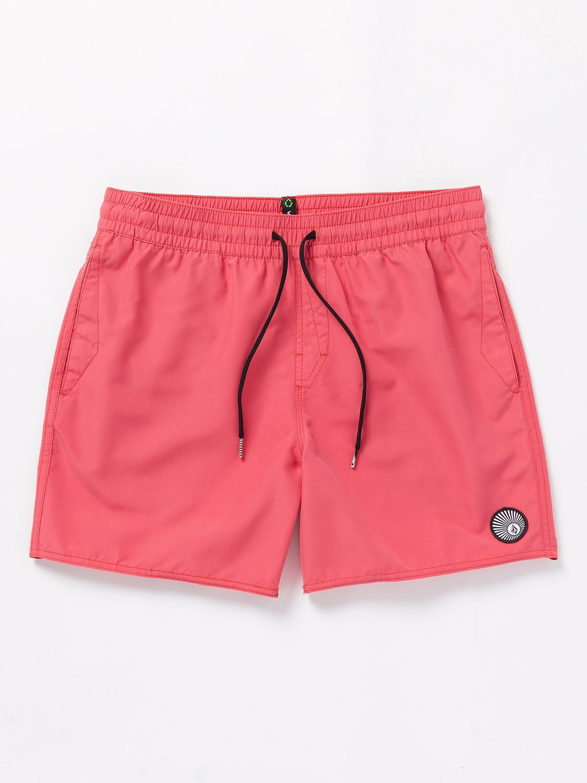 Volcom Lido Solid Trunk 16 badshorts rubinröd, produkten från en annan vinkel 4