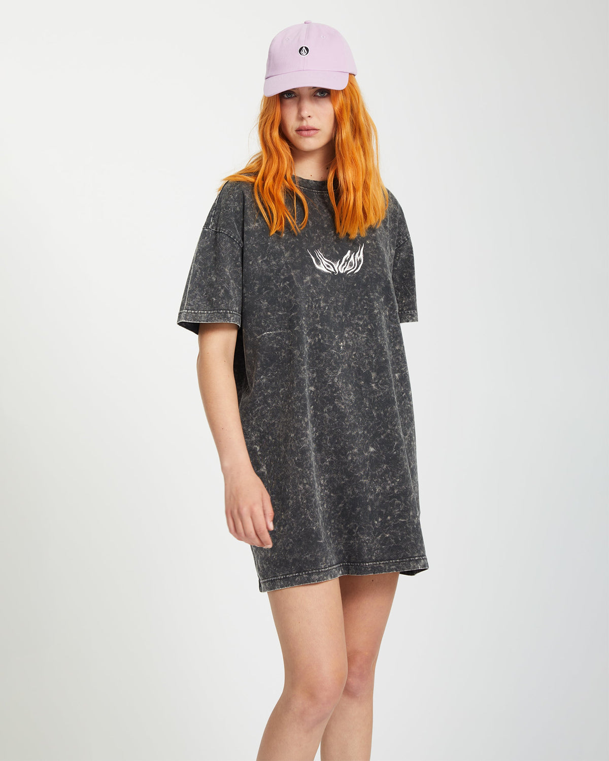 Volcom FA Alix Tee Dress klänning svart, produkten från en annan vinkel 1