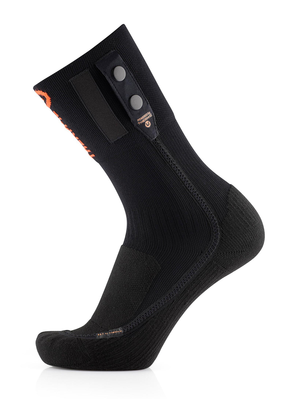 Therm-ic S.E.T® Ultra Warm Bike Socks värmestrumpor svart, produkten från en annan vinkel 1