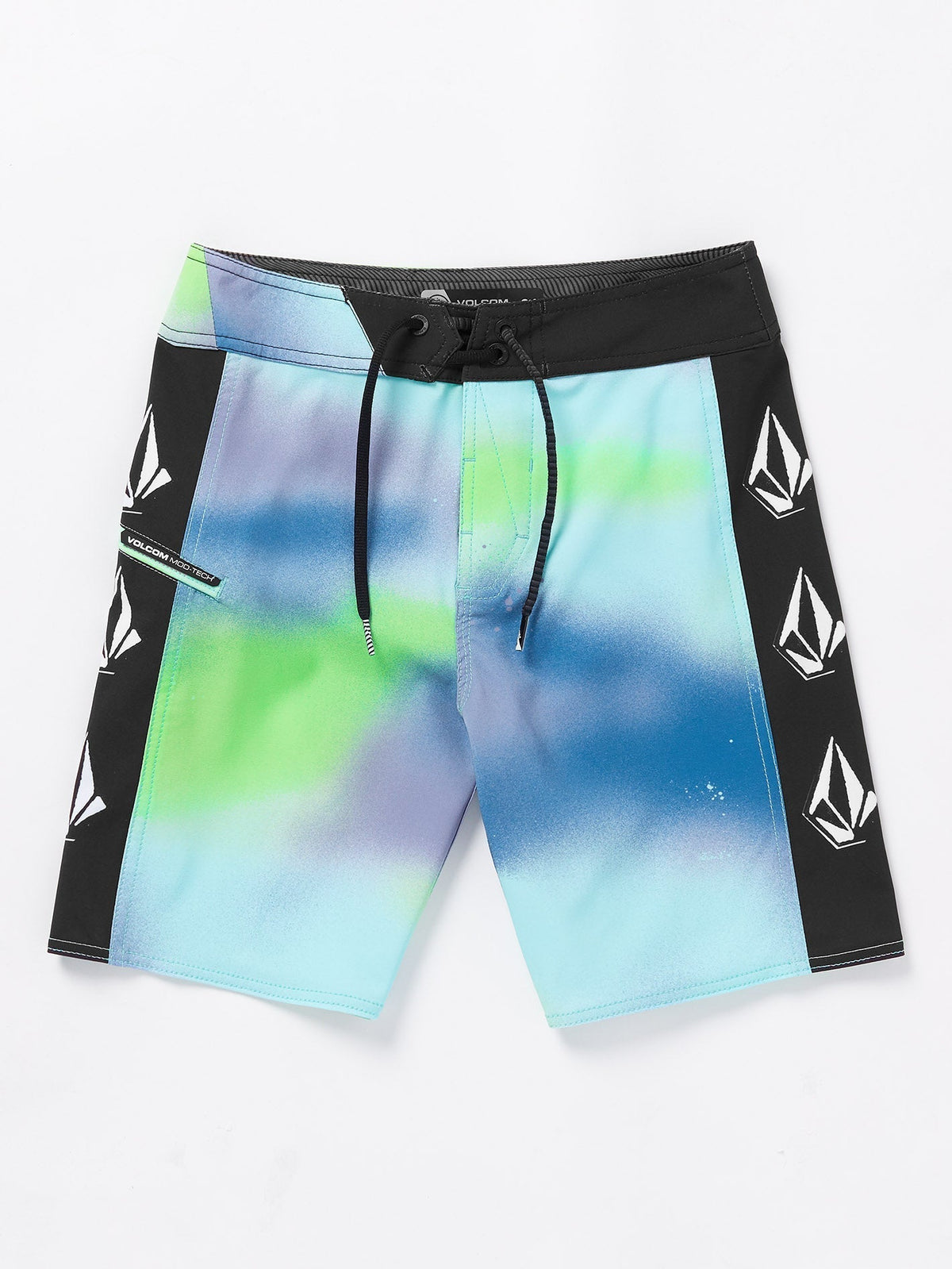 Volcom Lido Iconic Mod badshorts klargrön, produkten från en annan vinkel