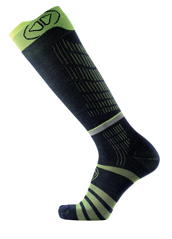 Sidas Ski Touring Socks Blue/Yellow skidstrumpor, produkten från en annan vinkel 1