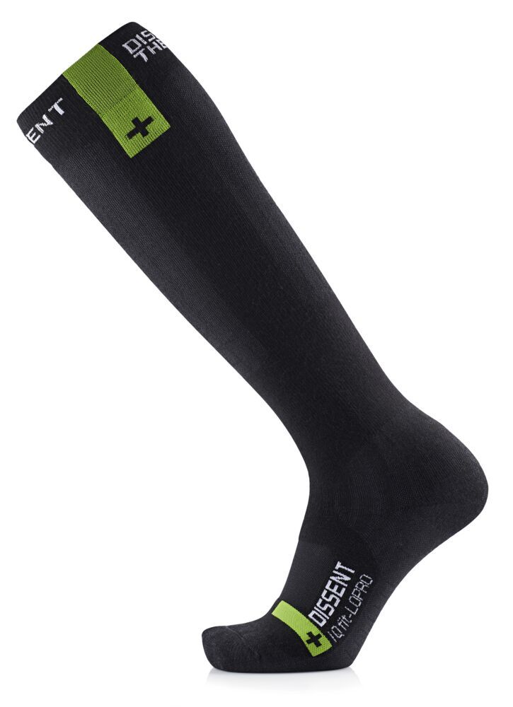 Therm-ic Dissent IQ FIT Lopro skidstrumpor svart/grön, produkten från en annan vinkel 1