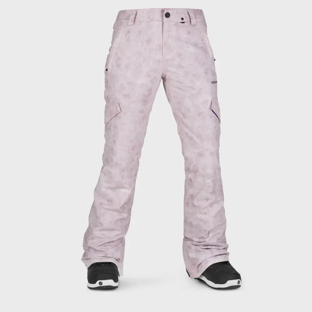 Volcom Bridger Ins Pant skidbyxa rosa, produkten från en annan vinkel