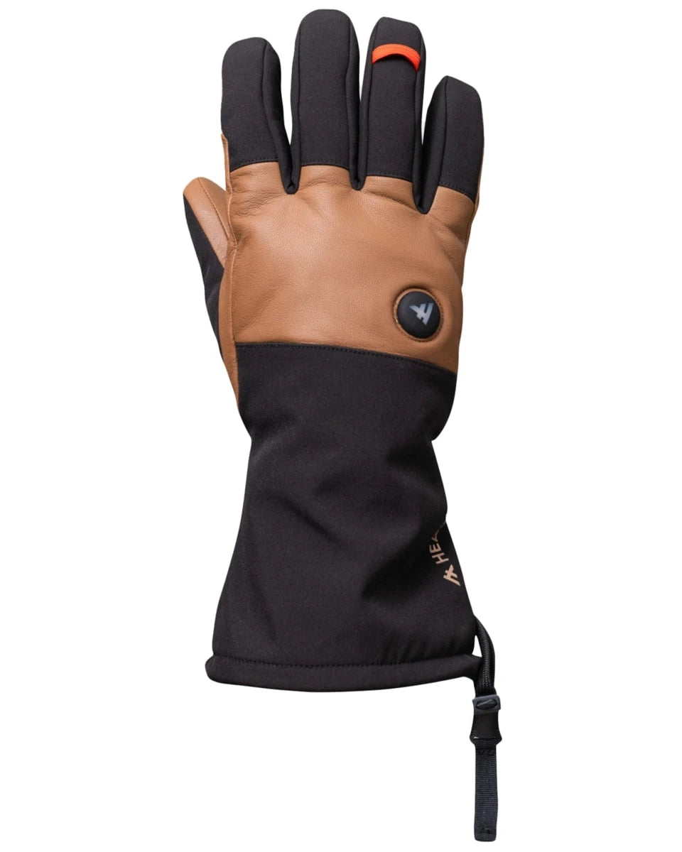 HeatX Carve Gloves värmehandskar brun/svart, produktbild