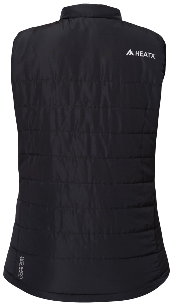 HeatX Everyday Vest v2 värmeväst dam svart, produkten från en annan vinkel 1