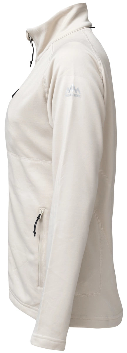 HeatX Heated Fleece Sweater värmetröja dam sand, produktbild