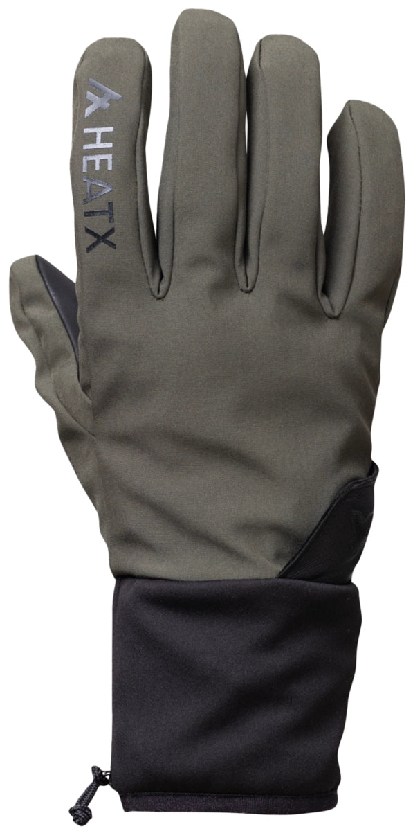 HeatX Hunt Gloves Light värmehandskar oliv, produkten från en annan vinkel 2