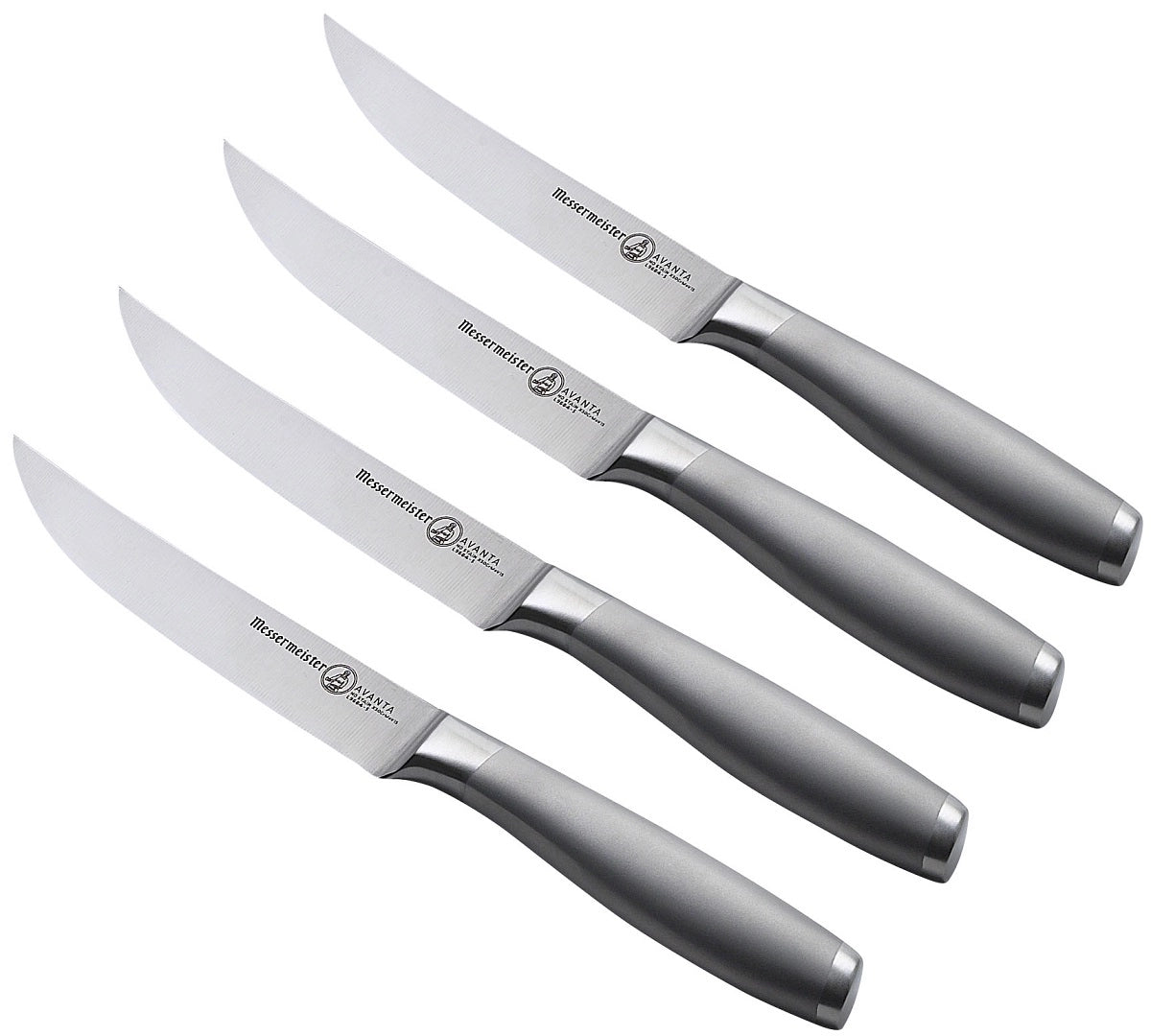 Messermeister Avanta Stainless 4-piece Fine Edge Steak Knife knivset, produktbild