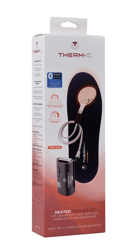 Therm-ic Set Heat Kit + C-pack 1700 B värmesulor svart, produkten från en annan vinkel