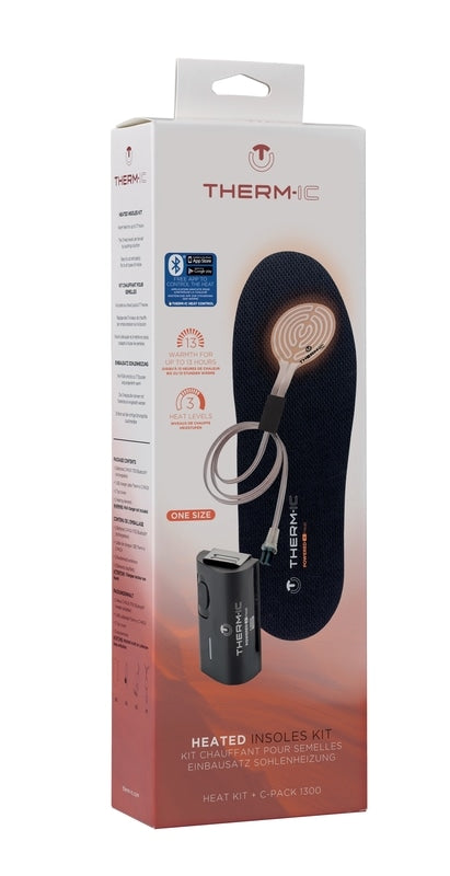 Therm-ic Set Heat Kit + C-pack 1300 B värmesulor svart, produkten från en annan vinkel