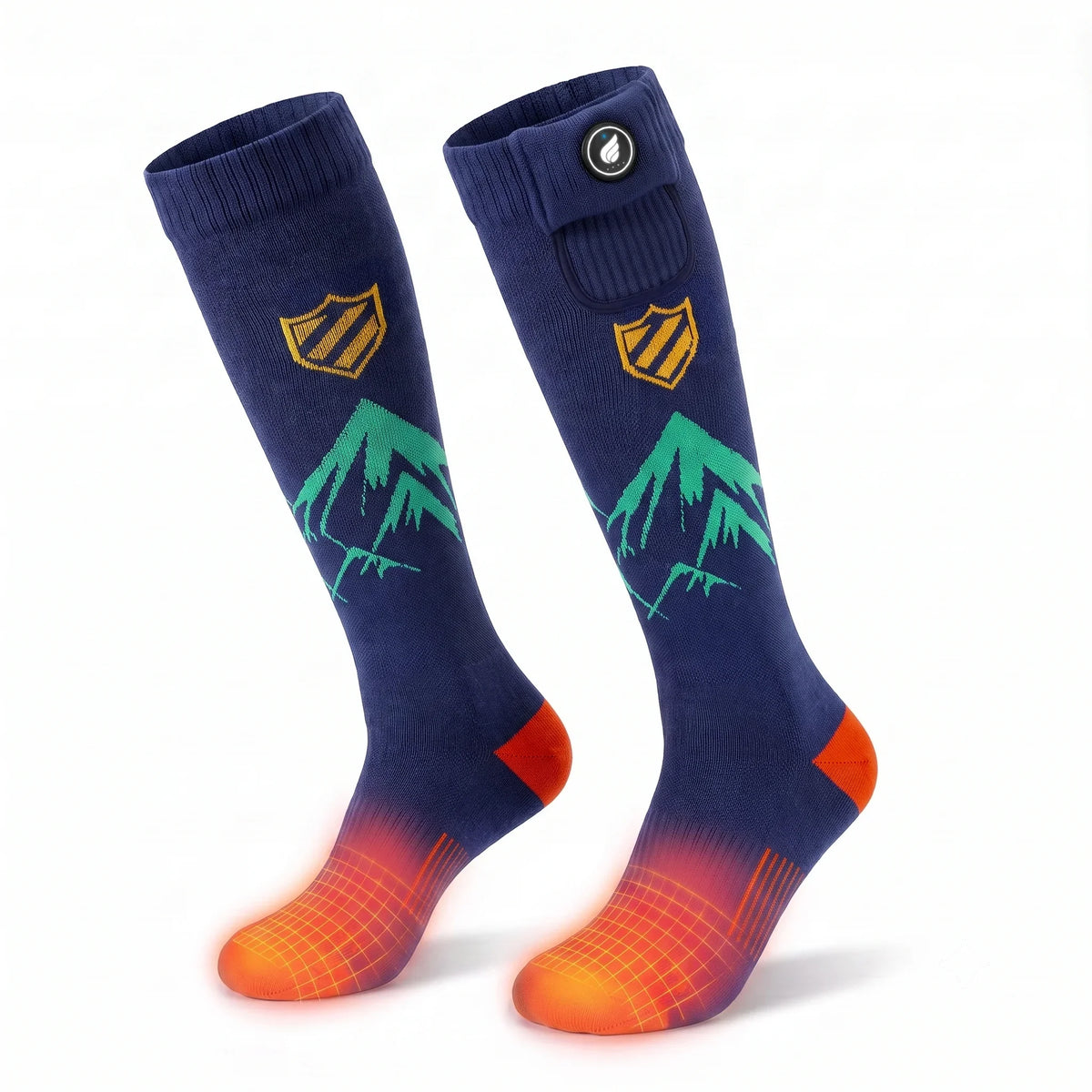 Savior Heat Cushioned Boot Comfort Ski värmestrumpor, produkten från en annan vinkel 1