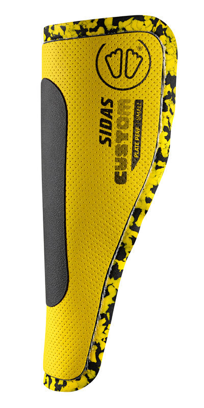 Sidas Custom Shin Plate Performance Yellow/Black fotvård, produkten från en annan vinkel 1