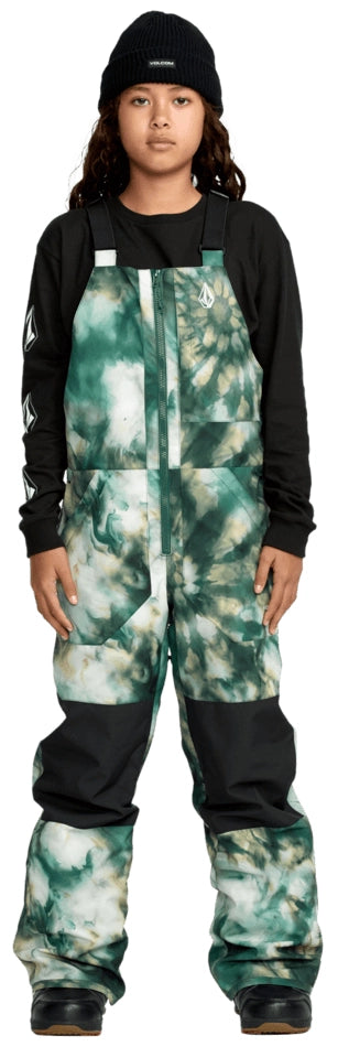 Volcom Barkley Ins Bib Overall skidbyxa grön, produkten från en annan vinkel 1