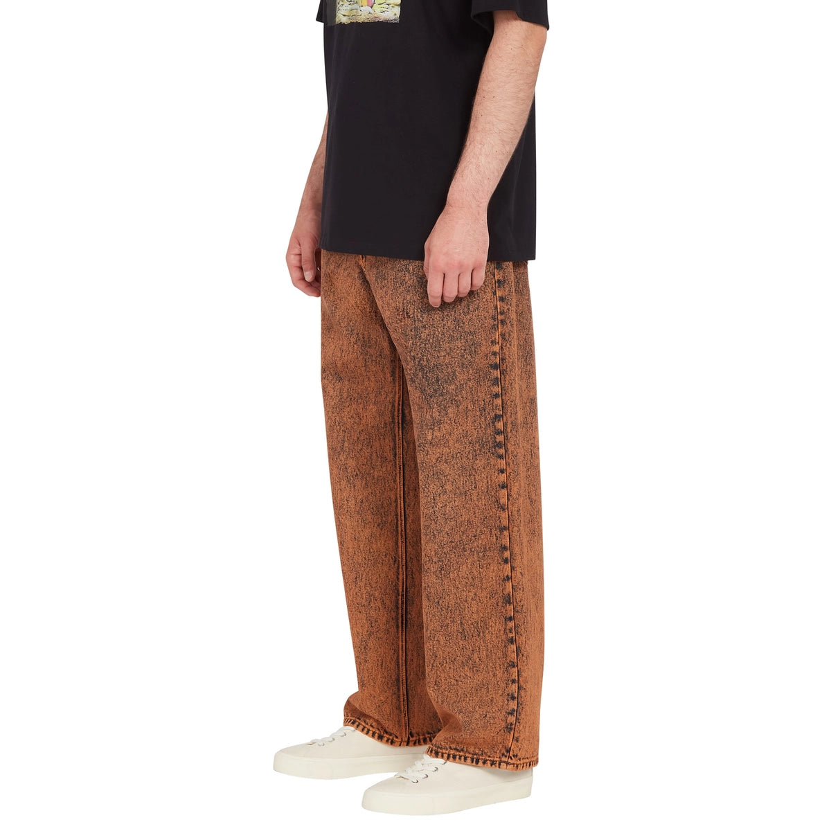 Volcom Billow Denim jeans saffransgul, produkten från en annan vinkel 1