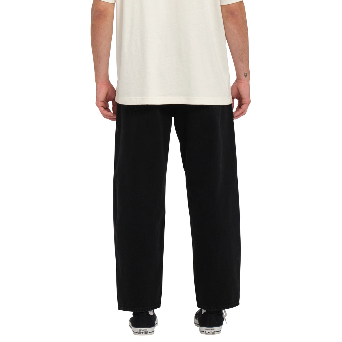 Volcom Billow Tapered jeans svart, produkten från en annan vinkel 1