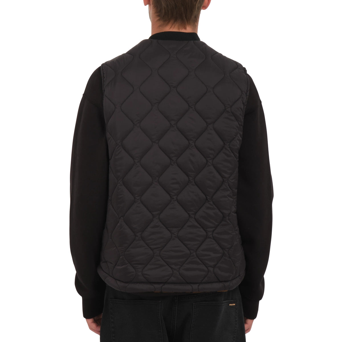 Volcom Bowered Vest vinterjacka chokladbrun, produkten från en annan vinkel 1