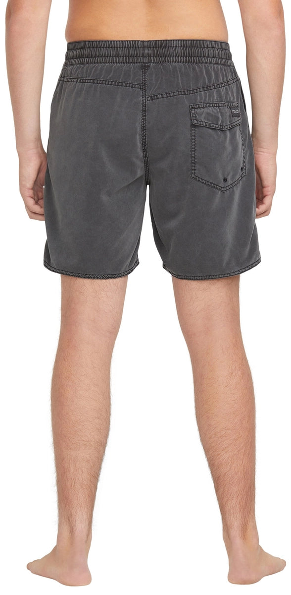 Volcom Center Trunk 17 badshorts svart, produkten från en annan vinkel 2