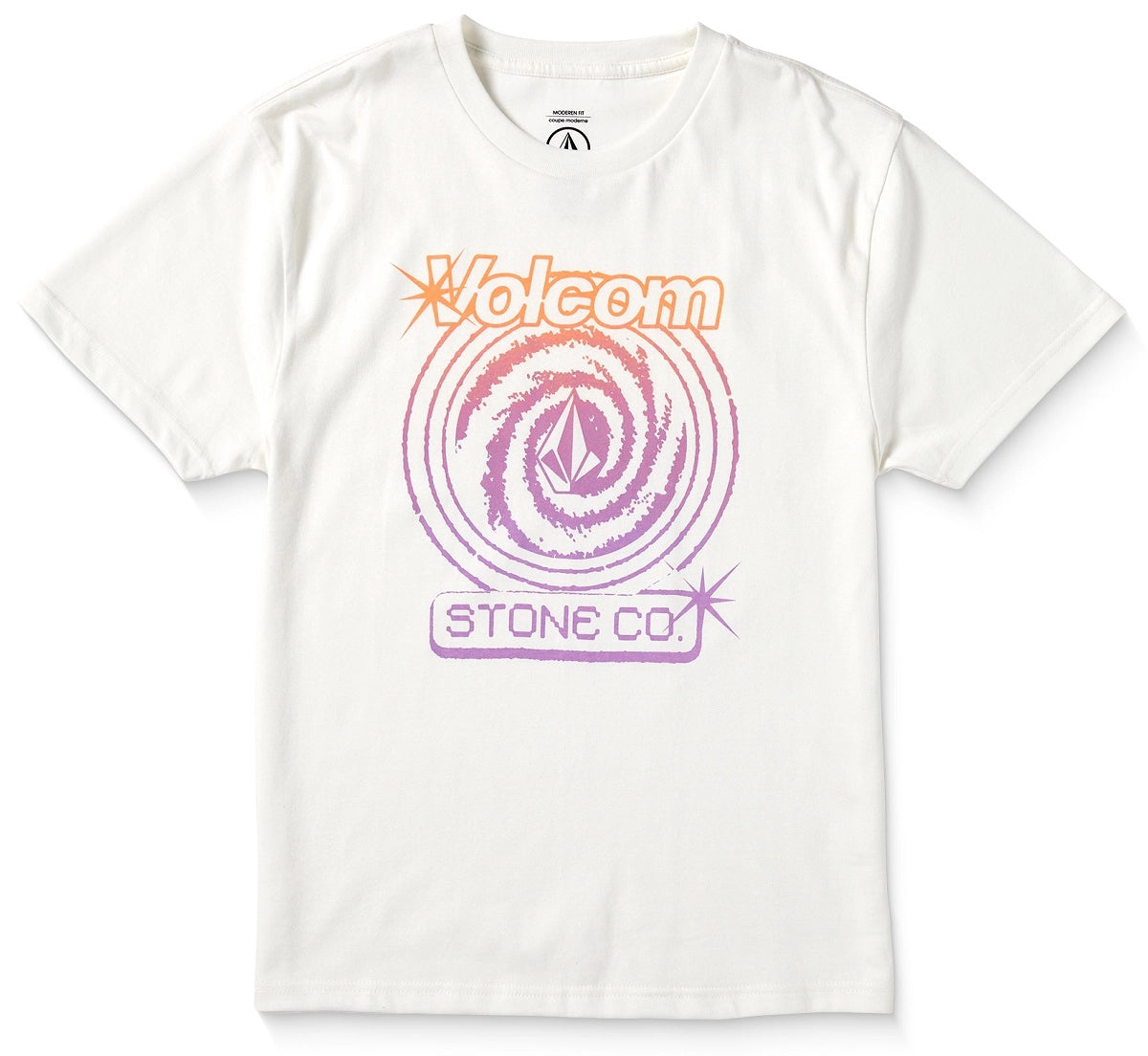 Volcom Deep Trance SS Tee t-shirt benvit, produkten från en annan vinkel