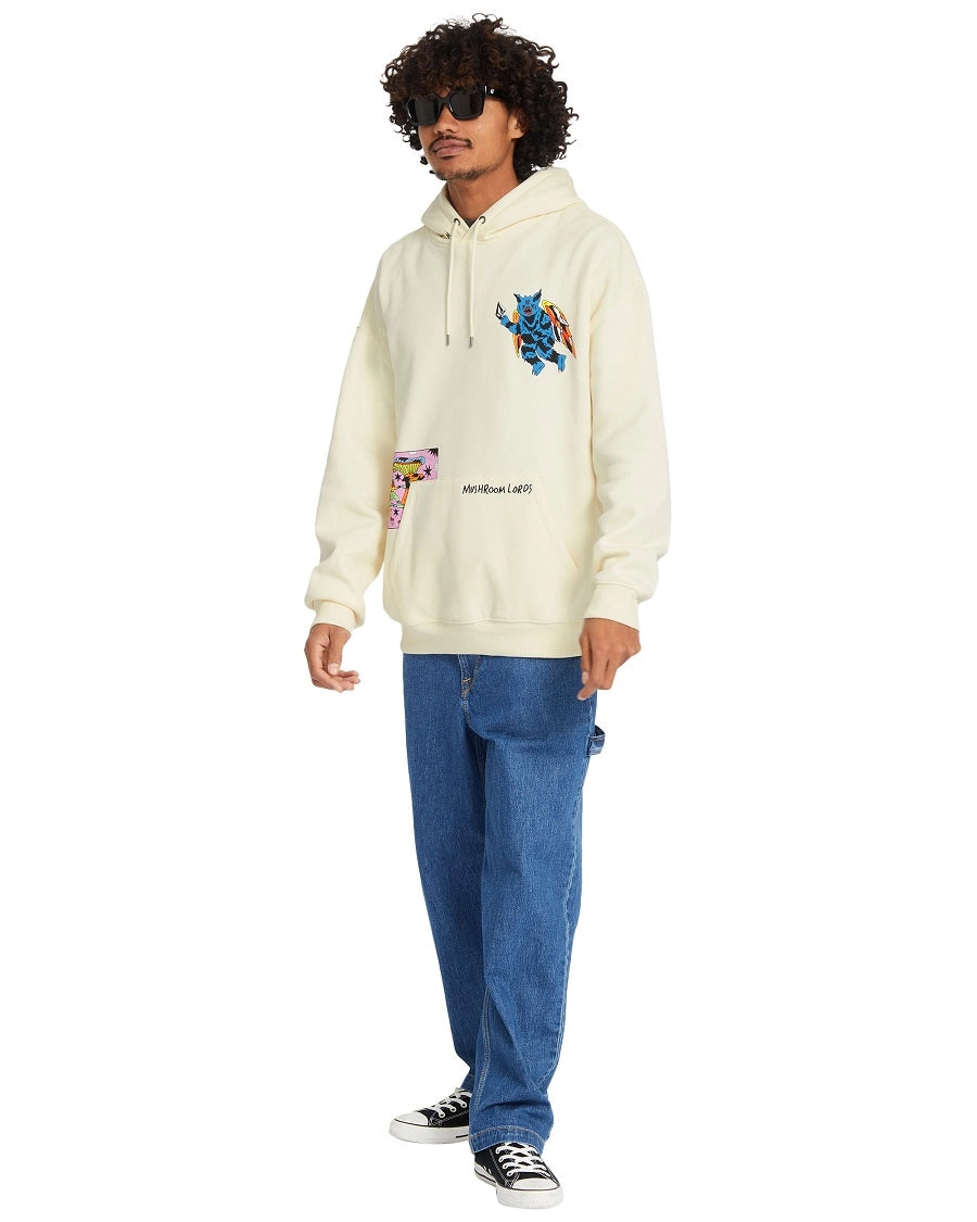 Volcom FA Bob Mollema Pullover 2 huvtröja ljusbeige, produktbild