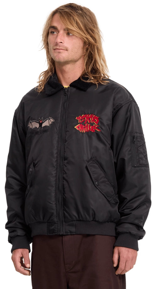 Volcom FA Ozzy Jacket vinterjacka svart, produkten från en annan vinkel 2