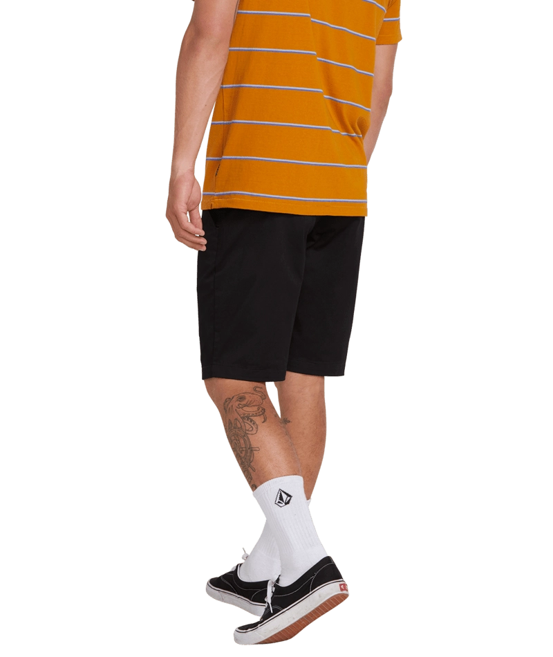 Volcom Frckn Mdn Strch Sht 21 chinosshorts svart, detaljbild 1
