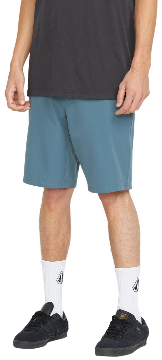 Volcom Frickin Cross Shred 20 badshorts mörk skiffergrå, produkten från en annan vinkel 1