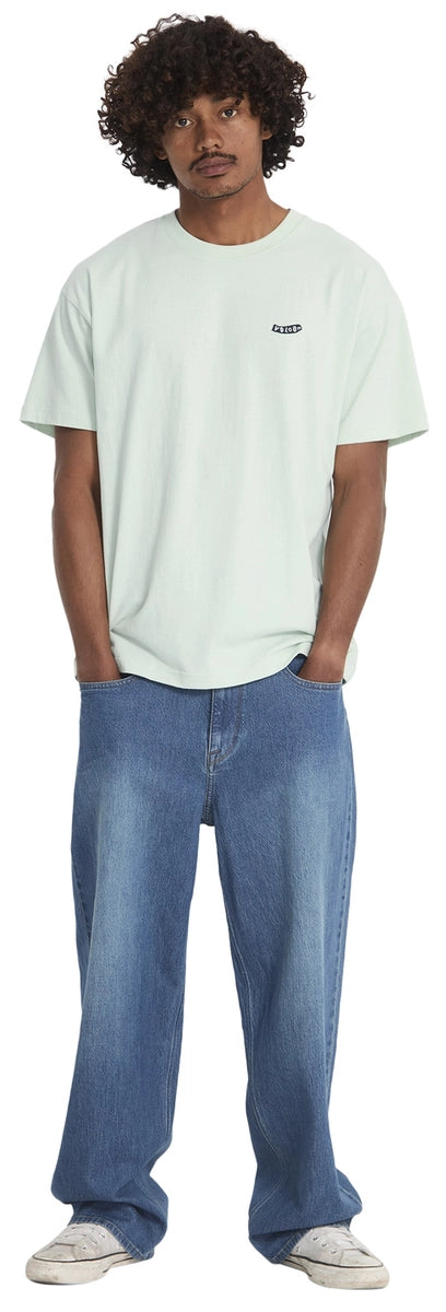 Volcom Pistol Stone Loose SS Tee t-shirt ljus turkos, produkten från en annan vinkel 2