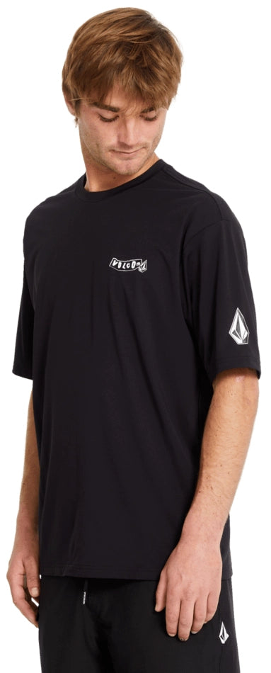 Volcom Pistol Surf SS Tee uv-tröja svart, produkten från en annan vinkel 2