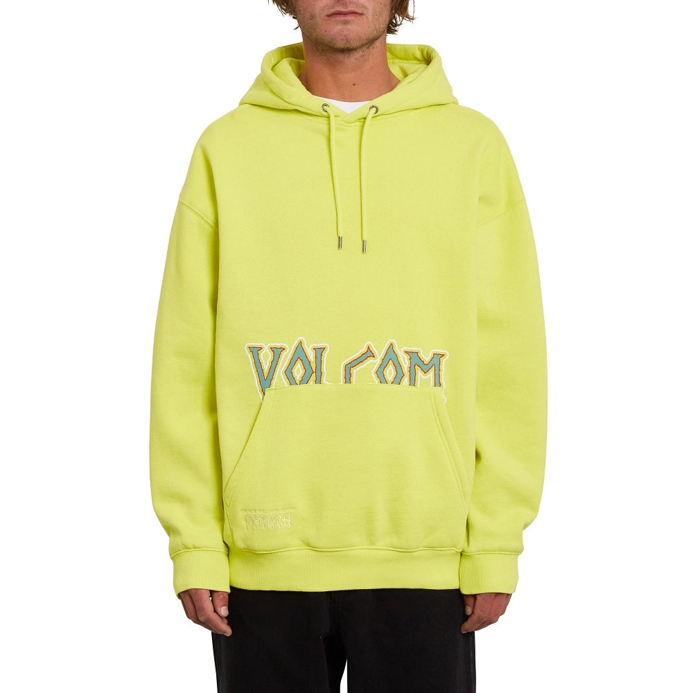 Volcom Richard French Sayer FA PO huvtröja limegrön, produktbild