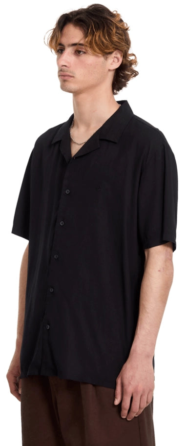 Volcom Single Stone SS skjorta blank svart, produkten från en annan vinkel 2