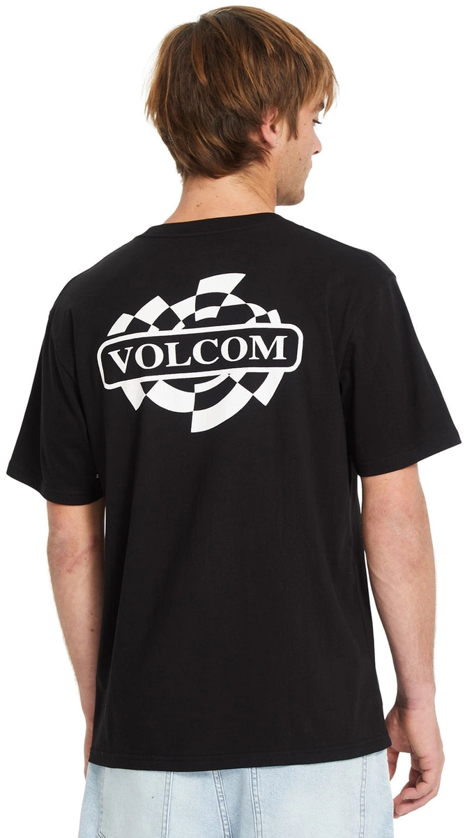 Volcom Startlog BSC SS Tee t-shirt svart, produkten från en annan vinkel 1