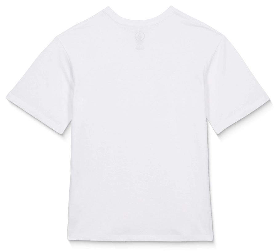 Volcom Stone Blanks Basic SS Tee t-shirt vit, produkten från en annan vinkel 3