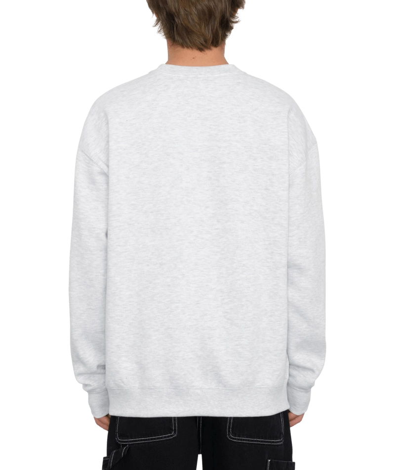 Volcom Stone Crew Fleece tröja benvitmelerad, detaljbild