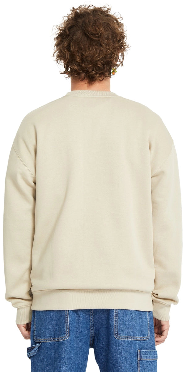 Volcom Stone Crew Fleece tröja ljus khaki, produkten från en annan vinkel 3