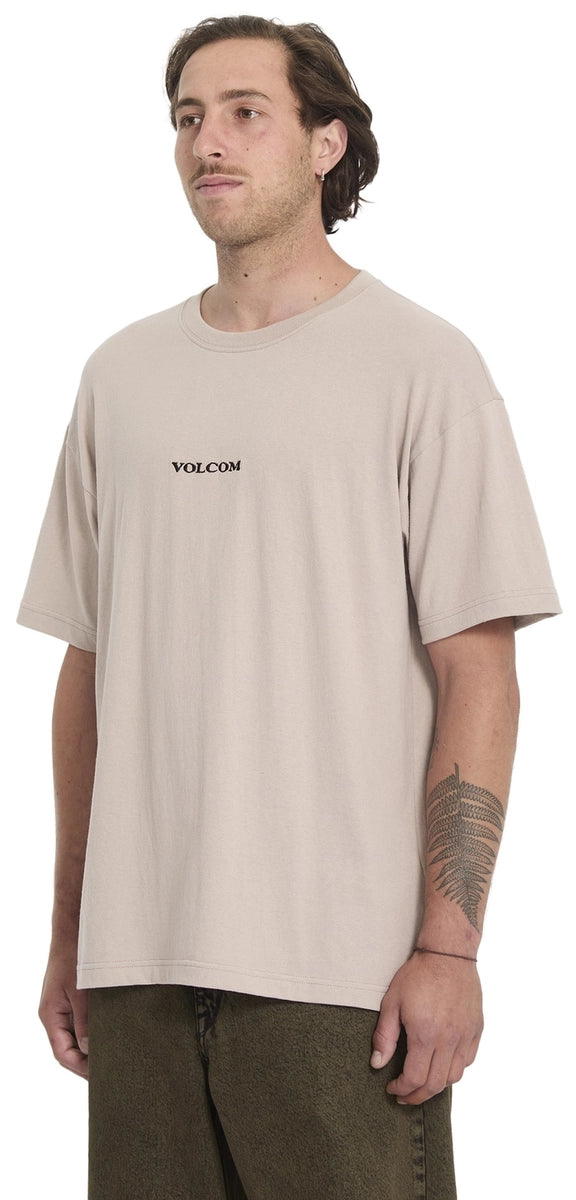 Volcom Stone Loose SS Tee t-shirt barkbrun, produkten från en annan vinkel 1