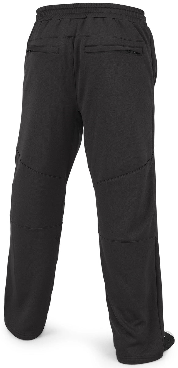 Volcom Tech Fleece Pant underställ svart, produkten från en annan vinkel