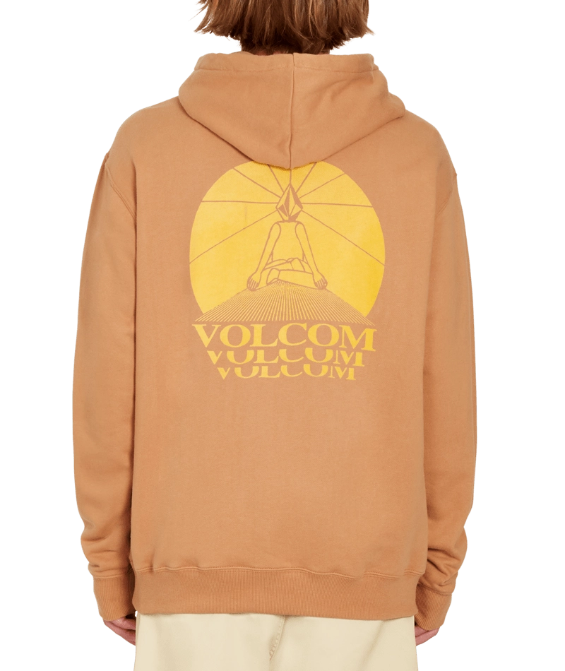 Volcom Terry Stoned PO huvtröja tobaksbrun, detaljbild 1