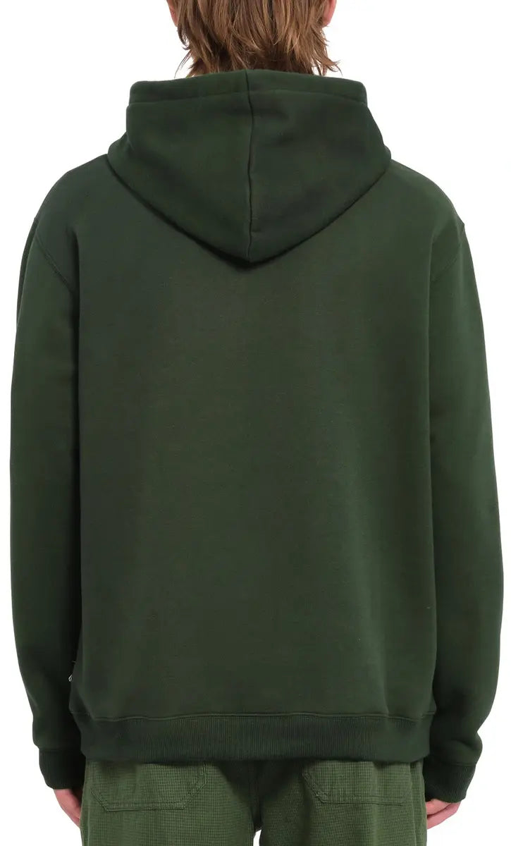 Volcom Volstoned Pullover huvtröja mörkgrön, produkten från en annan vinkel