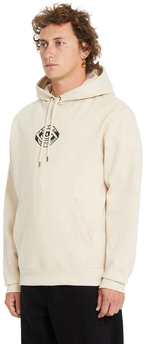 Volcom Watanite Pullover huvtröja gråmelerad, produkten från en annan vinkel 1