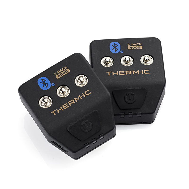 Therm-ic S-Pack 4000 B batteri svart, produkten från en annan vinkel 1