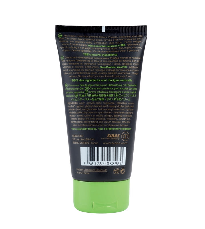 Sidas Anti Friction Cream 75ml Black/Green fotvård, produkten från en annan vinkel 2