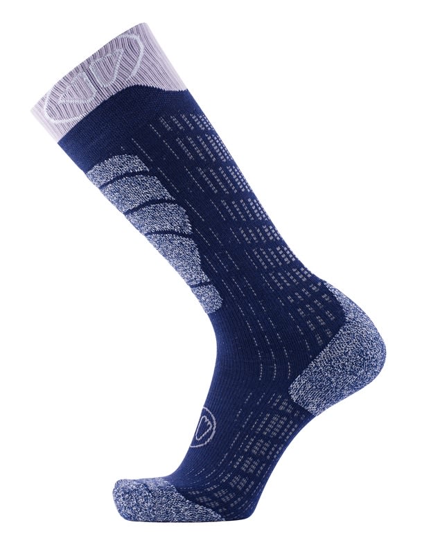 Sidas Ski Merino Women Socks Blue/Purple skidstrumpor, produkten från en annan vinkel 1
